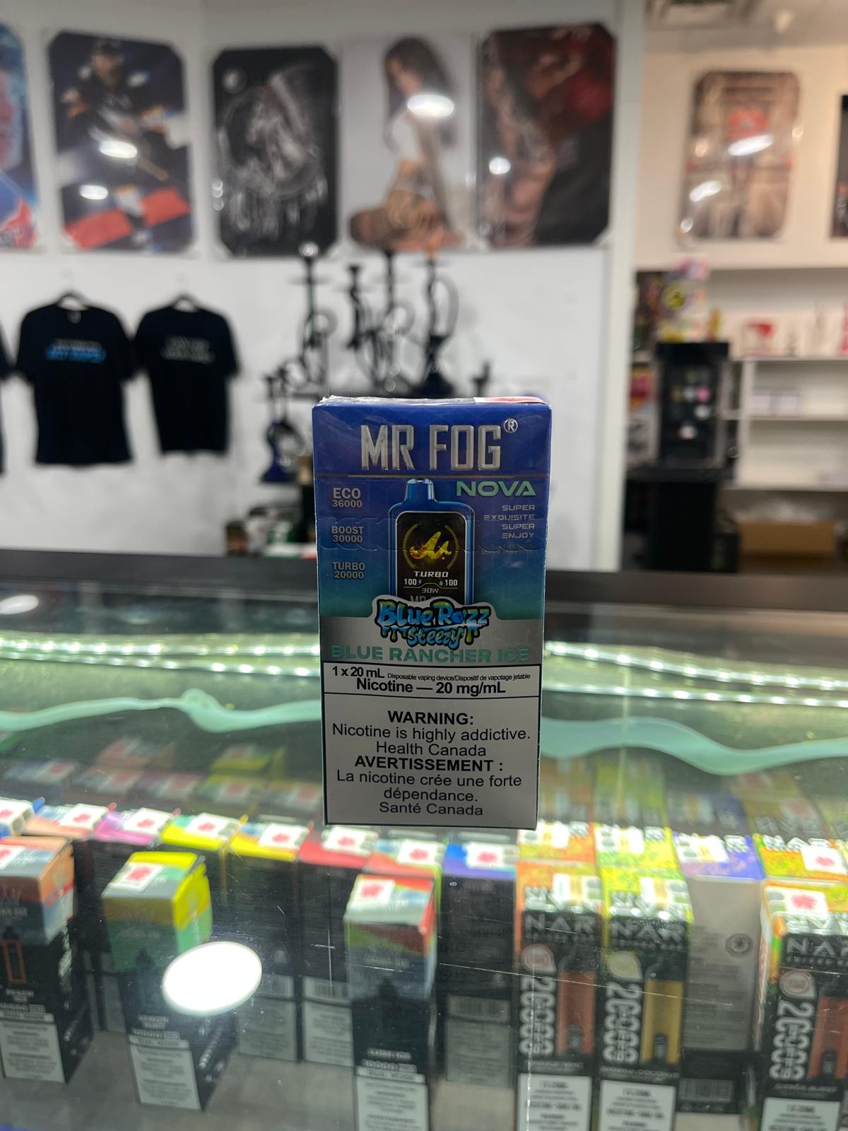 MR FOG NOVA 36K Disposable Vape - Blue Razz Steezy